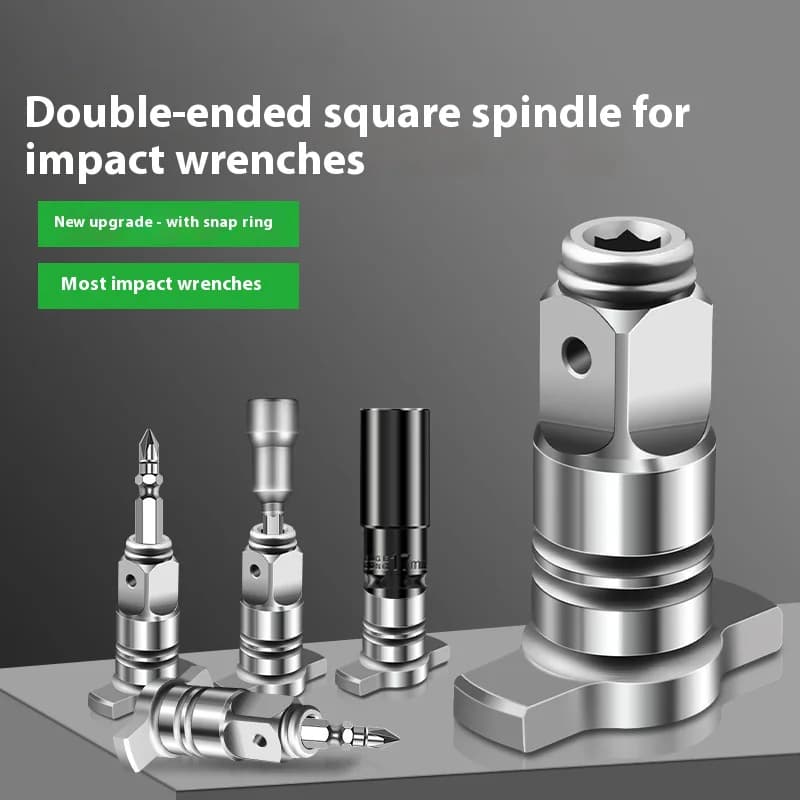 Adattatore per avvitatore a percussione elettrico Parkside Set di strumenti per alberi brushless con albero a T quadrato multifunzionale Accessori per trapani Dremel elettrici