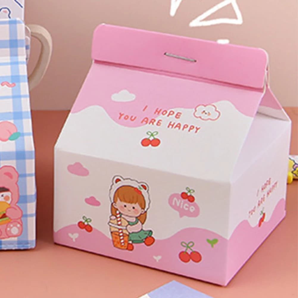 200 Pezzi Adesivi per Planner, Blocco Note a Forma di Scatola di Latte, Semplici e Carini, Foglietti Adesivi Creativi, Forniture per Ufficio