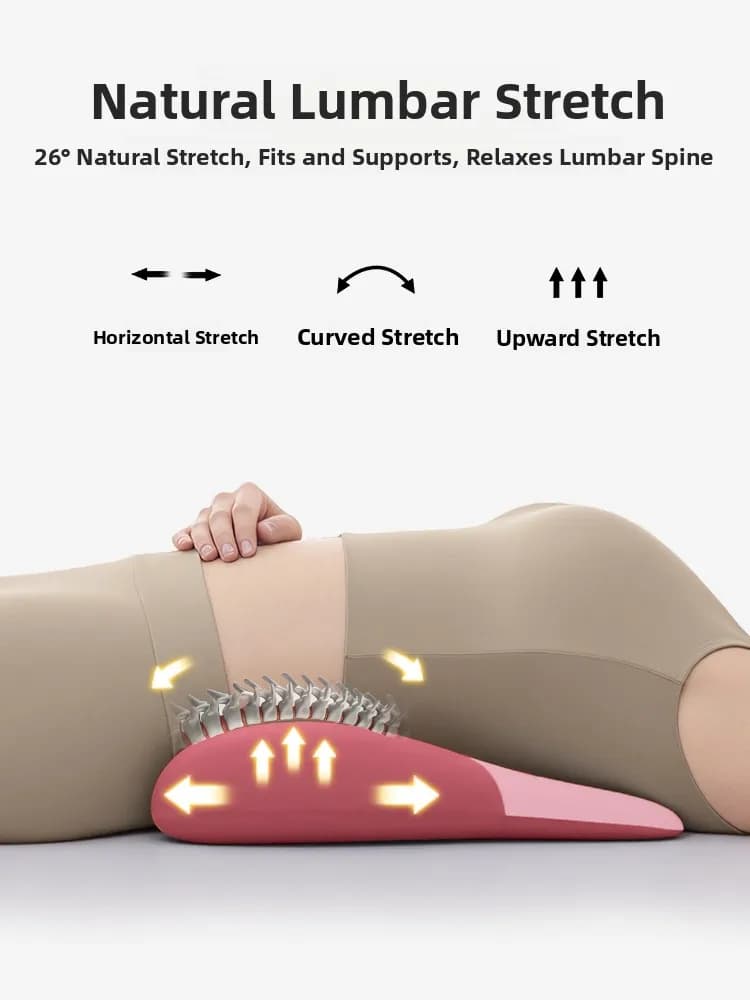 Cuscino di Supporto Lombare in Memory Foam per Letto, Ideale per Alleviare il Dolore da Ernia del Disco