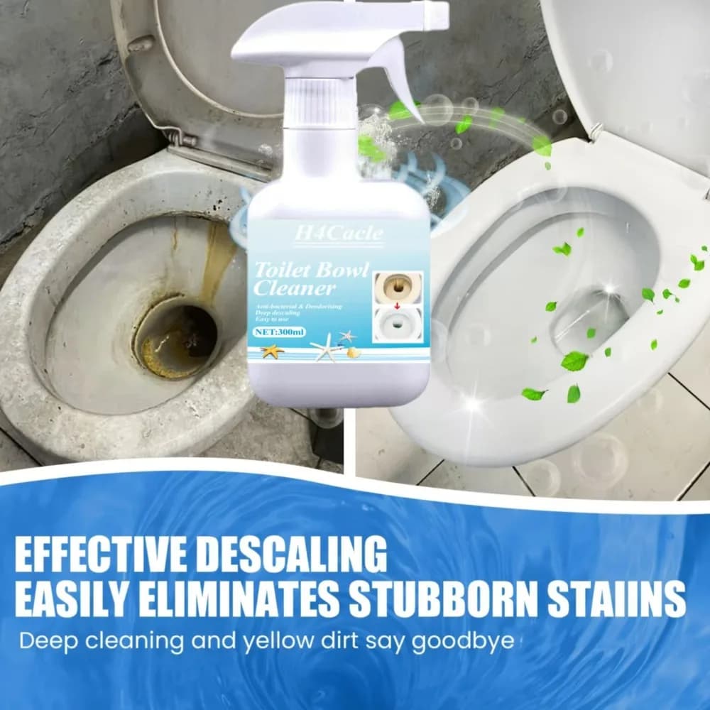 H4Cacle Detergente multiuso per WC Potente decalcificazione Piastrelle Bagno Pulizia profonda Rimozione Scala di urina Agente deodorizzazione