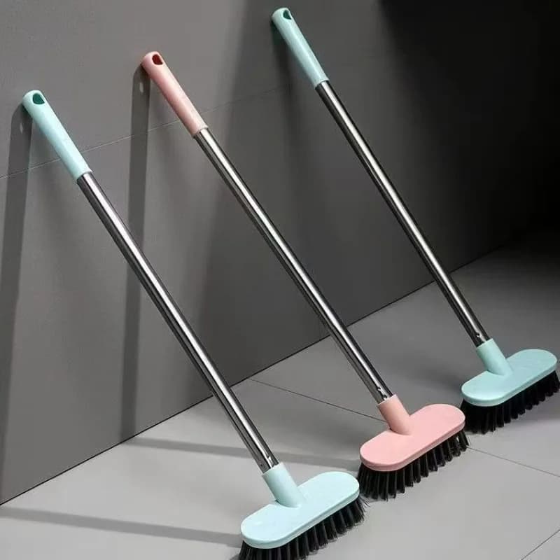 Spazzola per pavimenti con setole dure, spazzola per WC, spazzola per bagno, spazzola per la pulizia di piastrelle e pavimenti domestici con setole rigide