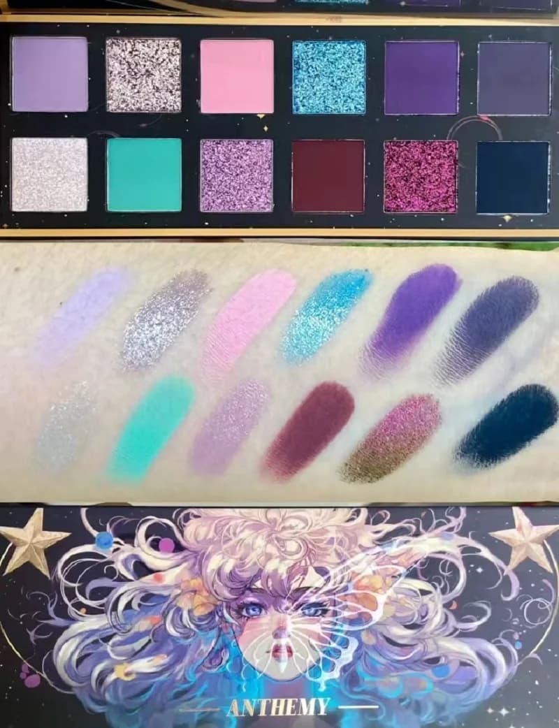 Anthemy Backlight Butterfly 12 opaque colors chameleon shade palette