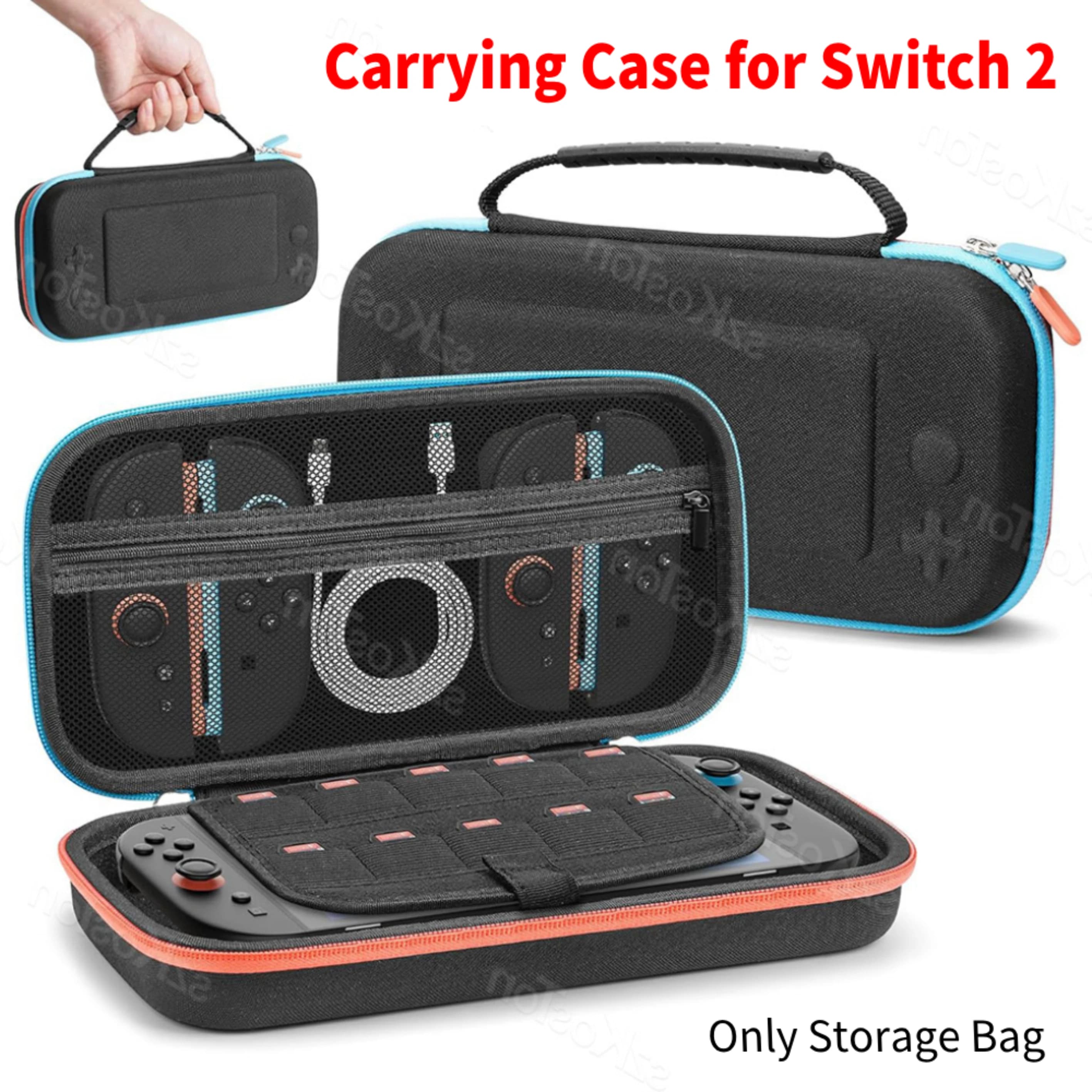 Custodia da viaggio per console di gioco Switch 2 Scatola protettiva Custodia rigida portatile per accessori da gioco Switch2