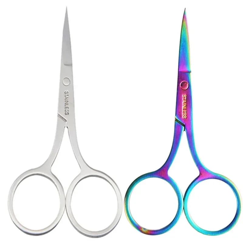 Tool Scissors Nails Art 1PC Nail Cuticle Accessories Scissor Eyelash Trimmer Facial Hair Remover Manicure Scissor Makeup Eyebrow