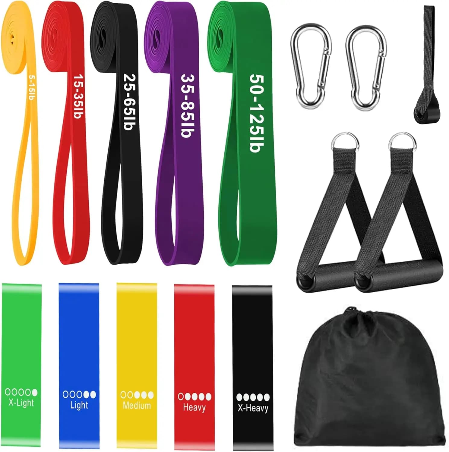 Home Training Resistance Band Set, Full Body Training, Physiotherapy, Care for Tractions