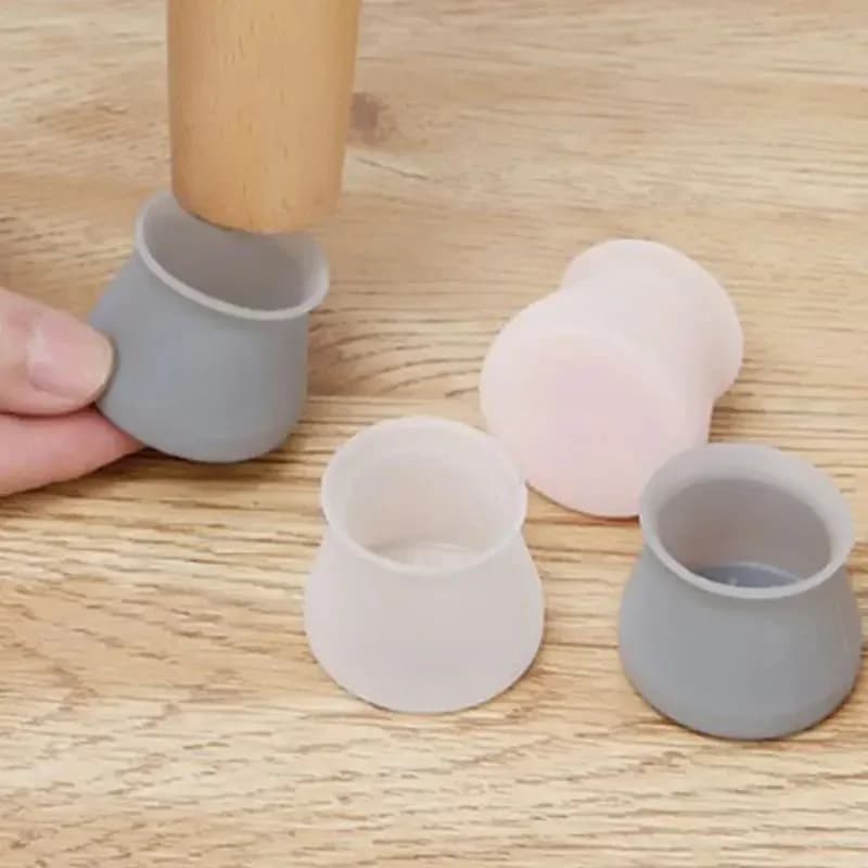 8/16/24 Pezzi Protezioni Rotonde in Silicone per Gambe di Sedie, Cuscinetti per Gambe di Sedie, Protezioni per Gambe di Mobili, Antiscivolo e Antirumore
