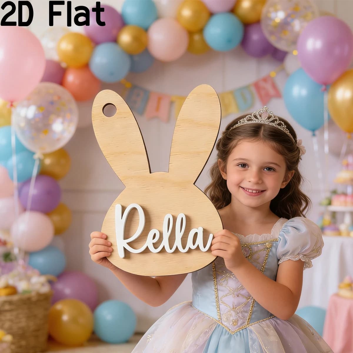 1Pc Custom Cute Animal Rabbit Wooden Plaque Sign,Home Room Office School Wall Decor,DIY Paintable,Nursery Birthday Wedding Gift