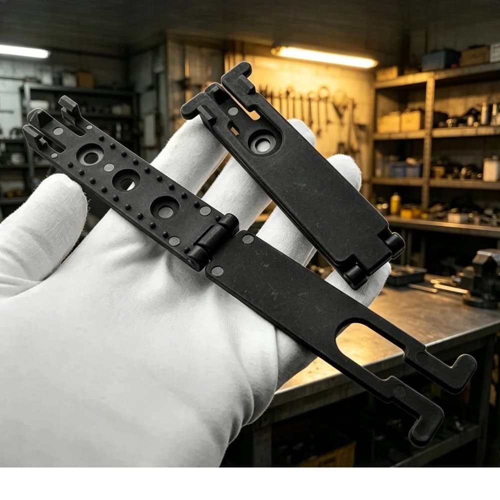 Clip per Fodere da Coltello, Compatibile con Zaini MOLLE, Morsetti per Borse, Fodere Tipo K, Parti di Chiusura per Clip Fodero Kydex Molle-Lok