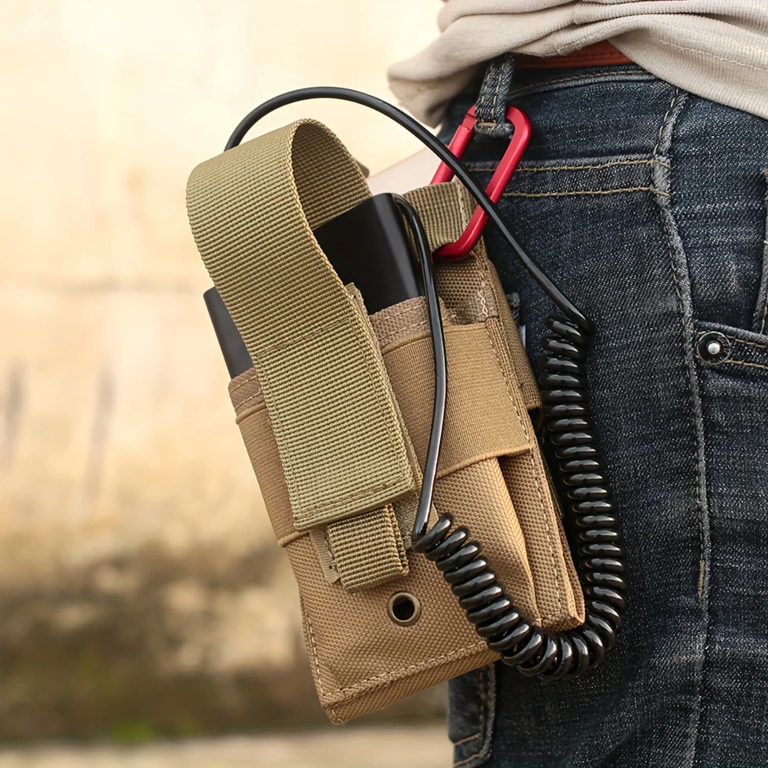 EDC Marsupi Tool Bag Mini Belt Waist Bag for Men Running Excursions