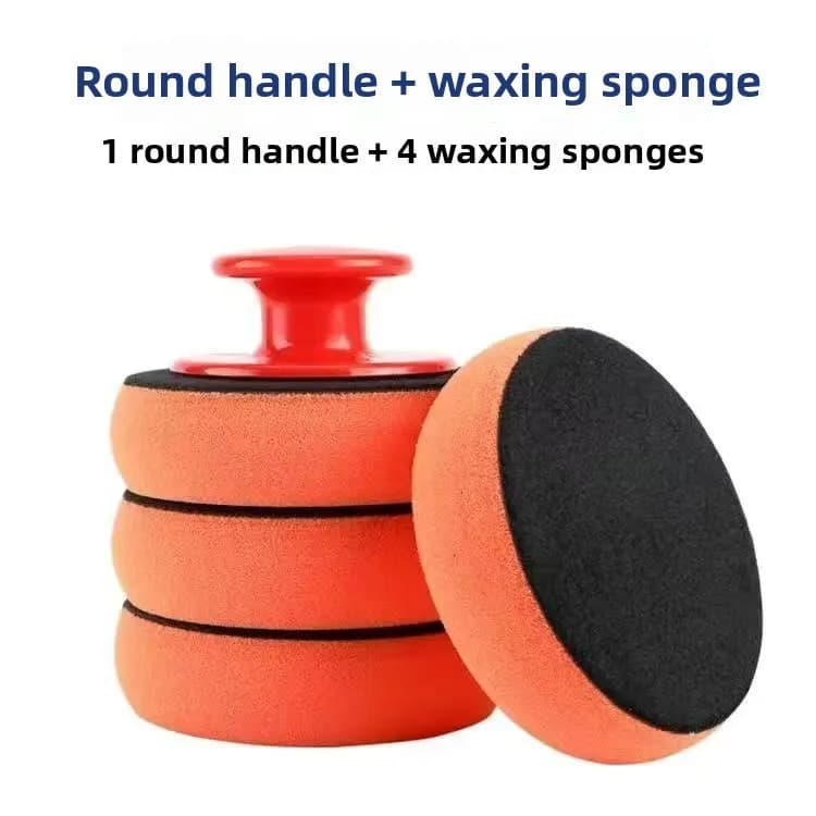 Car Waxing Sponge Hand Wax Crystal Plating Sponge Auto Beauty Seam Polishing Small Sponge For Vehicle Care