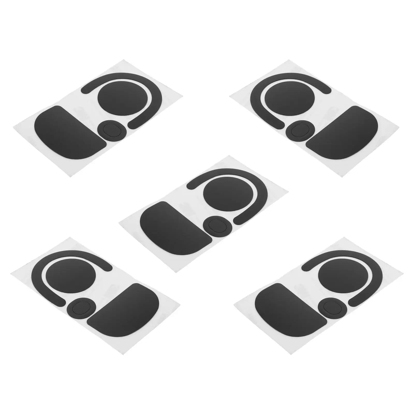 5 Fogli di Pattini Adesivi per Mouse da Gaming 3Rd - Adesivi in PTFE Autoadesivi per Scorrimento Fluido e Antiscivolo