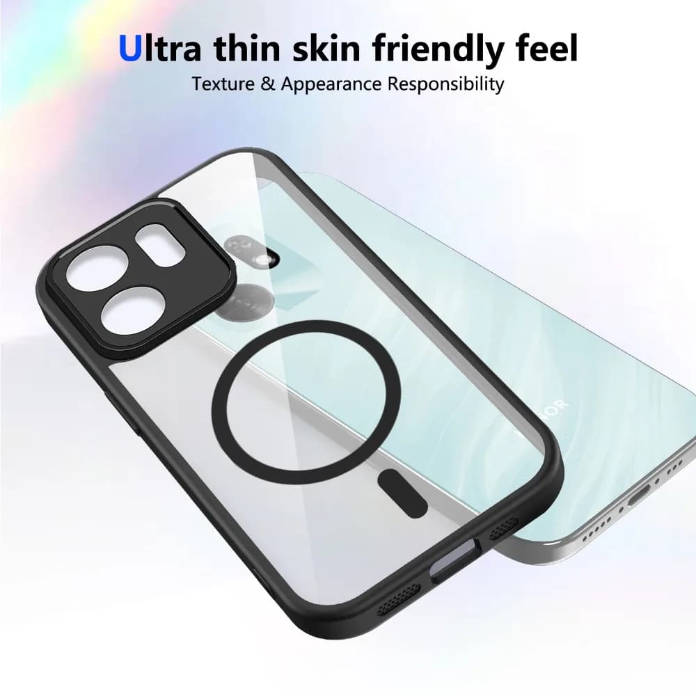 For Honor X8d X9d X7d X6d X5d Plus X8c X7c X6c X5c Plus Magic8 Lite Phone Case Magnetic Wireless Charging Back Cover