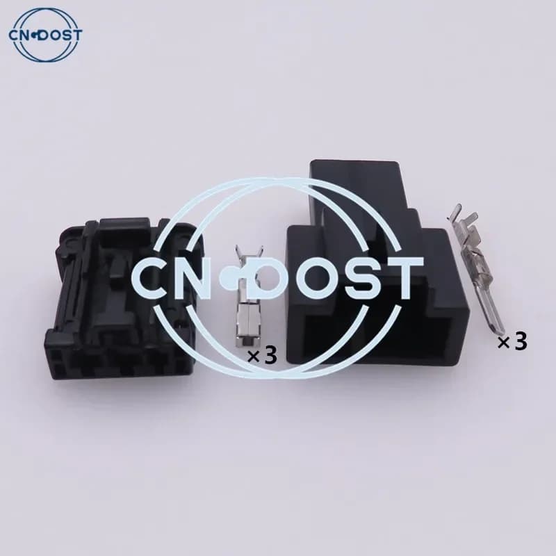 1 Set 3 Pin 98821-1031 Electrical Car Socket Automotive Cable Harness Connector AC Assembly For Peugeot Citroen