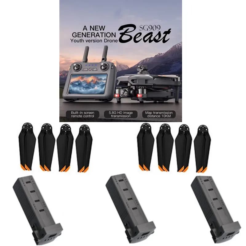 SG909MAX RC Drone 11.4V 5000Mah Batteria/Elica SG909 MAX Drone Batteria SG909MAX Drone Batteria Pale SG909 MAX Drone Batteria