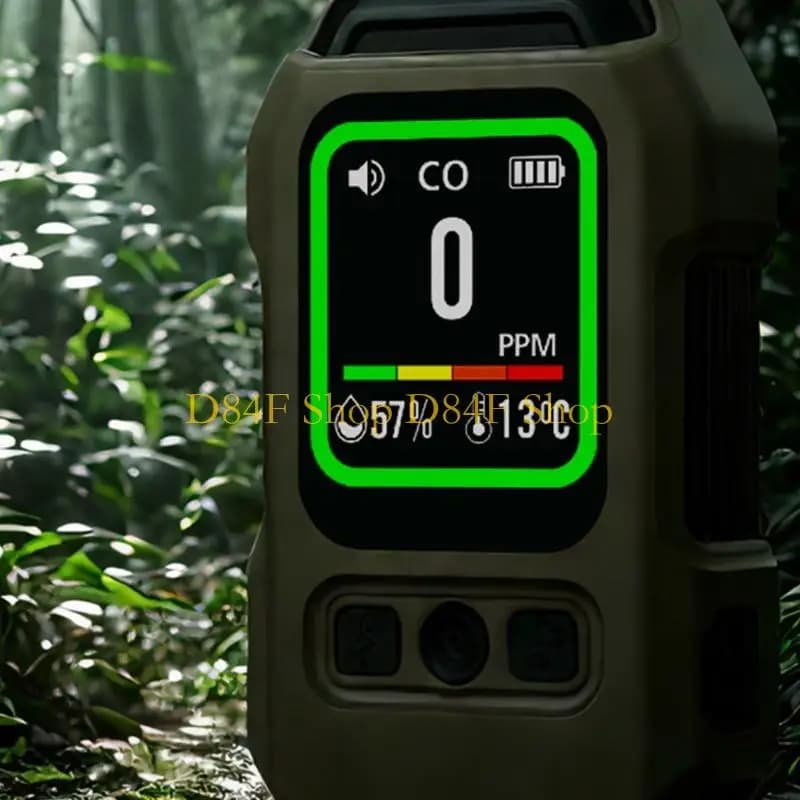 D84F Detection Carbon Monoxide With Alarm CO Concentration Detector Temperature Humidity Meter For Home Indoor