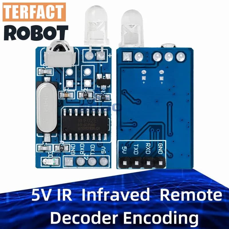 1 ~ 10PCS TERFATTO ROBOT 5V IR Infrared Decoder Remote Encode Transmitter Wireless Module Receiver Quality Warehouse for Arduino