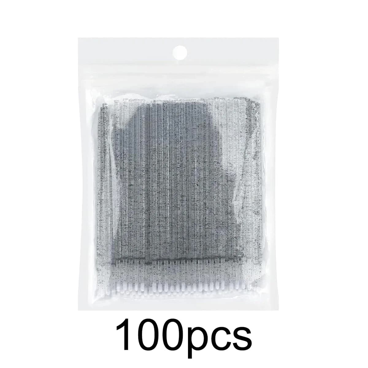 100/500Pcs Crystal Micro Applicator Brush for Eyelash Extension, Micro Cotton Swabs, Lips Mascara Wands Pink Microbrush LAUKISS