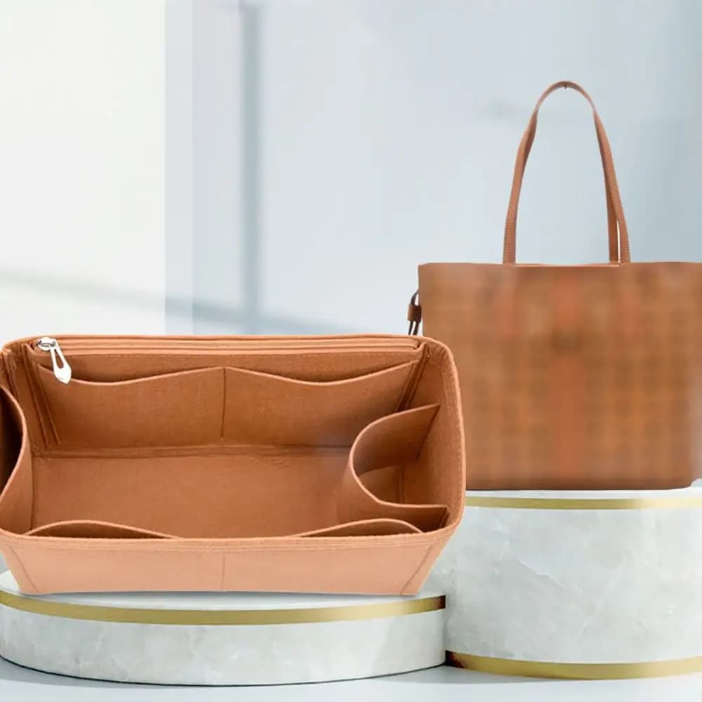 Durable Felt Handbag Insert Bag Storage Bag Support Purse Liner Portable Organization Internal Bag for For Liz Visetos