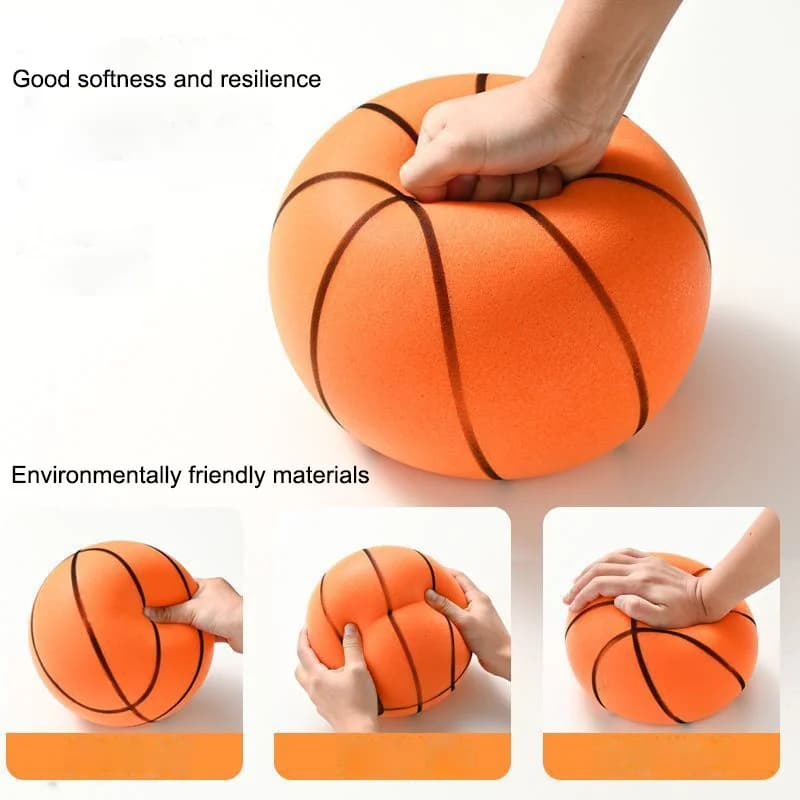 Palloni da basket muti PU schiuma taglia 3/5/7 nessun rumore canestro da basket palle silenziose comprimibili sport e intrattenimento Dropshipping veloce