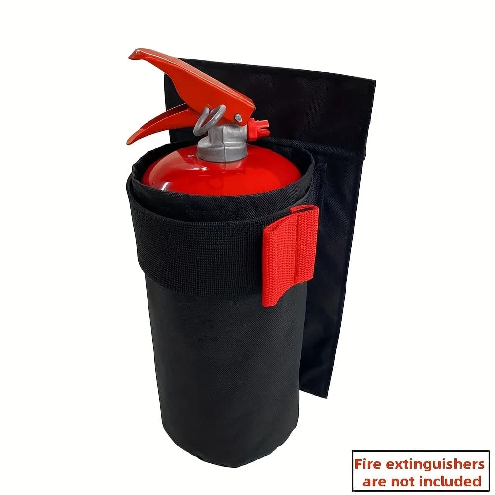 Organizzatore per estintori da auto - Borsa portaoggetti resistente per bagagliaio e supporto per schienale del sedile per riporre estintori nei veicoli