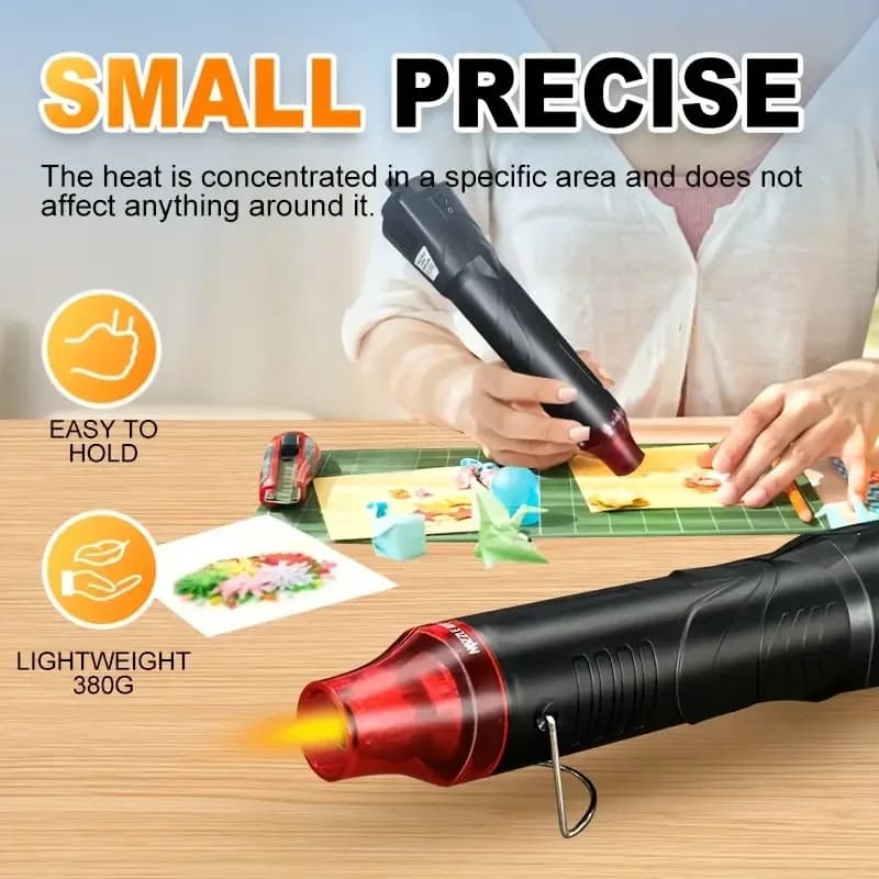 Nuovo 220V Pistola Ad Aria Calda di Energia Elettrica Ventilatore di Temperatura 250W con Display FAI DA TE Mestiere Goffratura Involucro Termoretraibile PVC Cavo di Riparazione