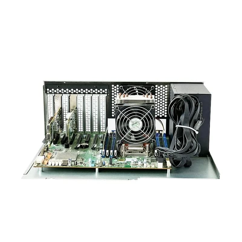 Chassis NAS a 12 dischi con scheda madre ATX e alimentatore ATX per archiviazione e networking in ufficio domestico