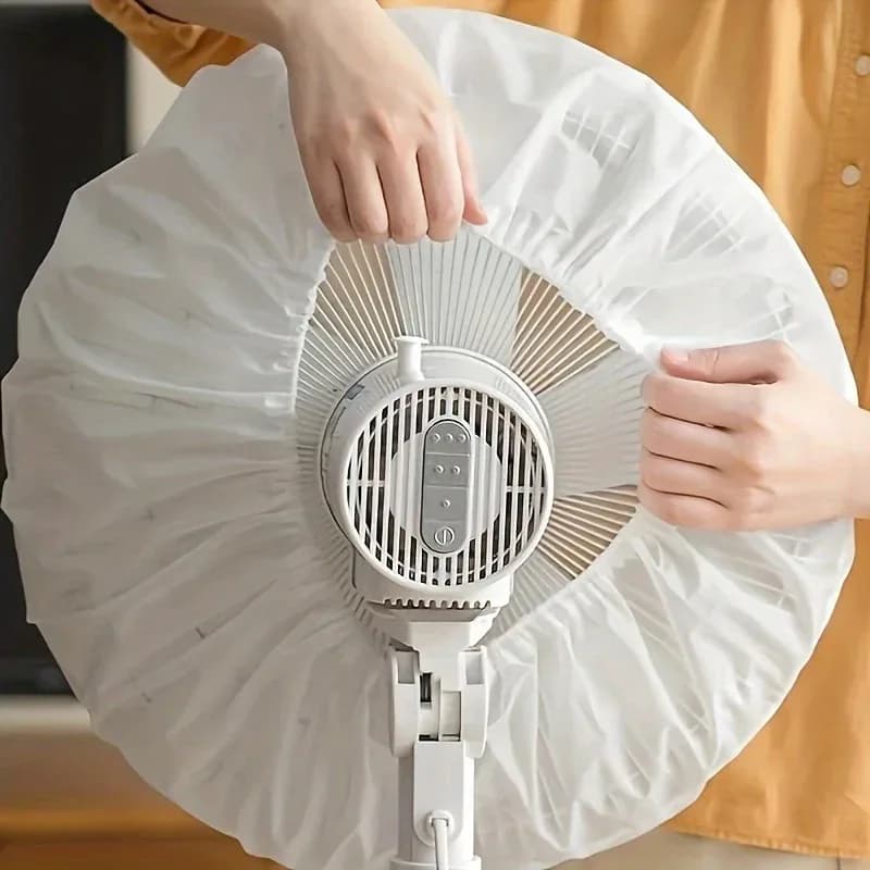 2-Pack Electric Fan Dust Cover Set Durable Protective Covers for All Fans Easy to Clean for All Seasons