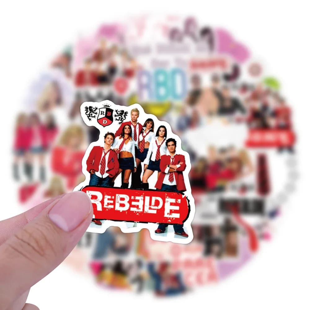 10/30/50/110PCS Cantante RBD Adesivi Rebelde Decalcomanie FAI DA TE Album di Cancelleria Telefono Del Computer Portatile Chitarra Frigo Fresco Graffiti Giocattoli Decorazione