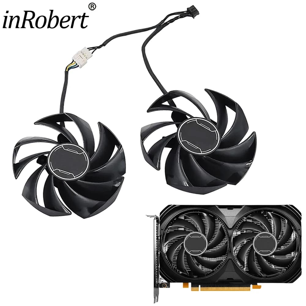 Sostituzione ventola scheda Video per ventola di raffreddamento MSI RTX 4060 Ti VENTUS 2X Balck 95mm muslimx4060ti GPU