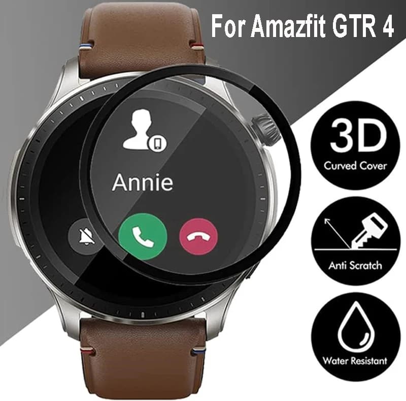 Per Amazfit GTR 4 Cover protettiva per schermo HD pellicola antigraffio curva per Huami Amazfit GTR 4 accessori per orologi intelligenti