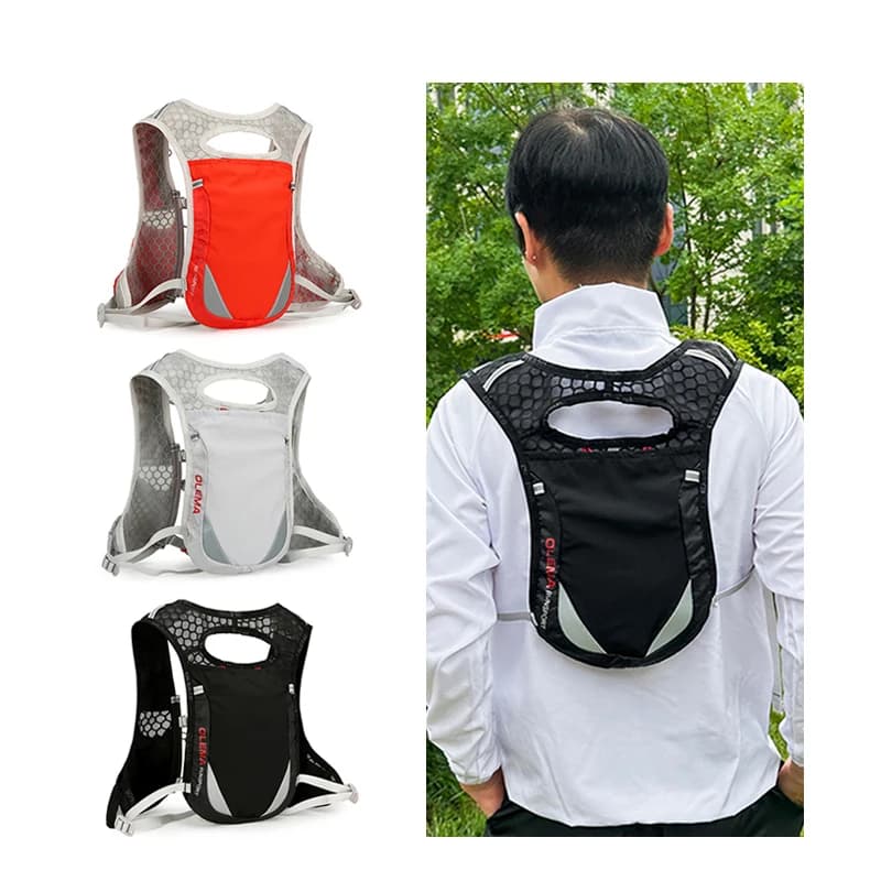 Pack of 1 racing hydration vest - ideal backpack for outdoor running sports, hiking, camping, cycling, skiing