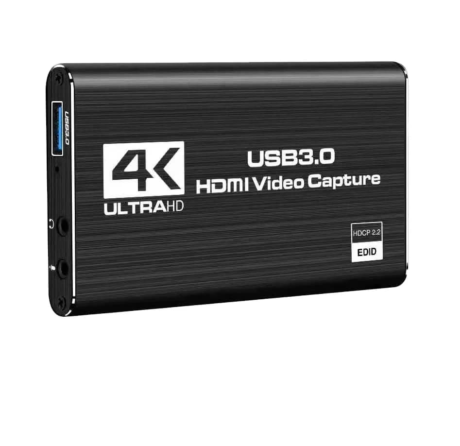 Hot 4K 60fps Video Capture Card for USB 3.0 Live Streaming Device for Xbox PS4 Gaming Linux Support Recording Compatible