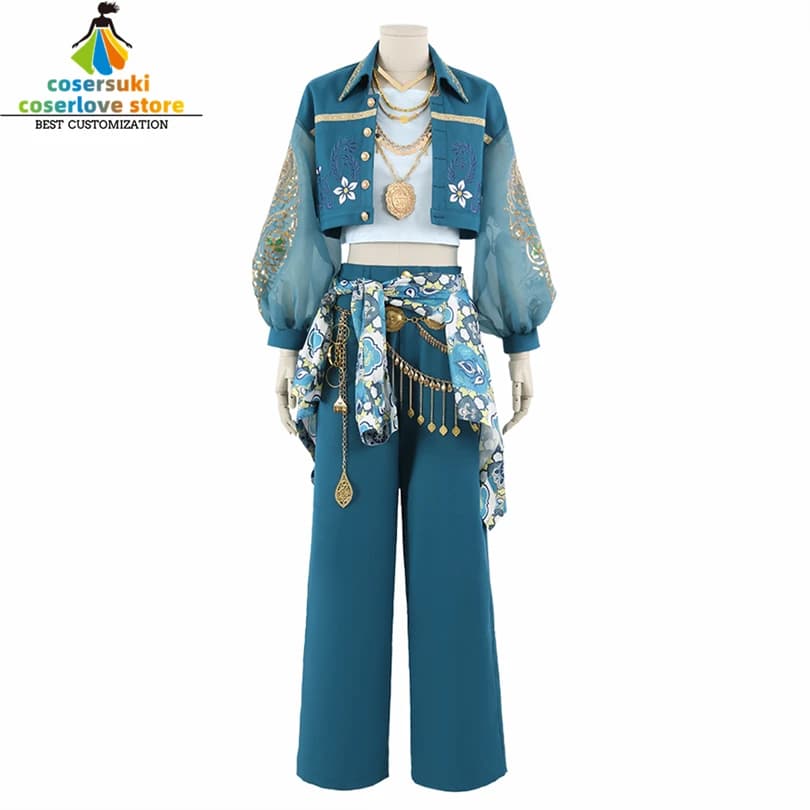 Twisted Wonderland RSA Dynamina Minajael Tealrajah Cosplay Costume Halloween Carnival Christmas Outfit