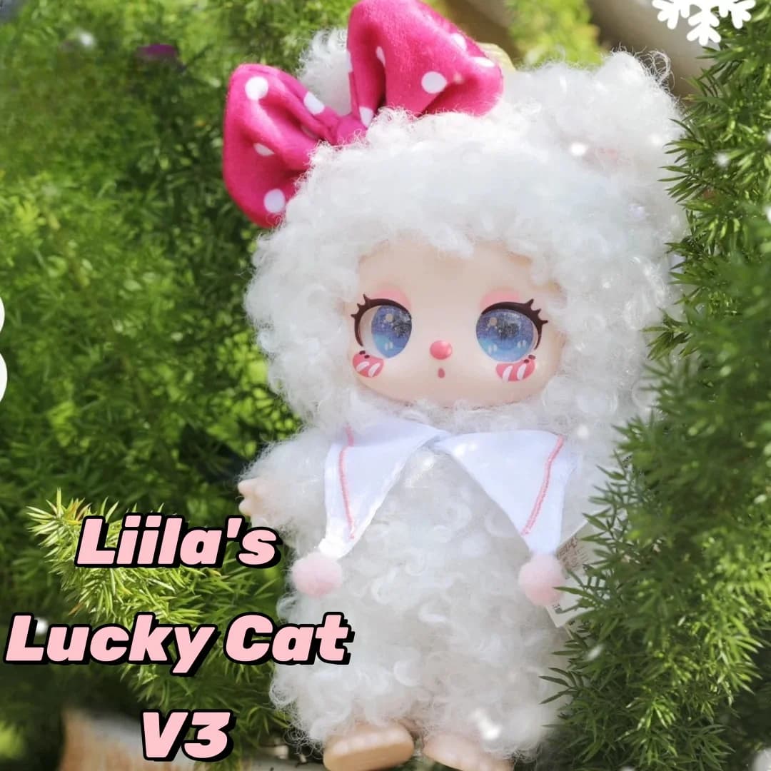New Genuine Liila 3 Generation Vinyl Series Blind Box Tide Play Kawaii Doll Liila'S Lucky Cat Bag Pendant Toy Mystery Box Gift