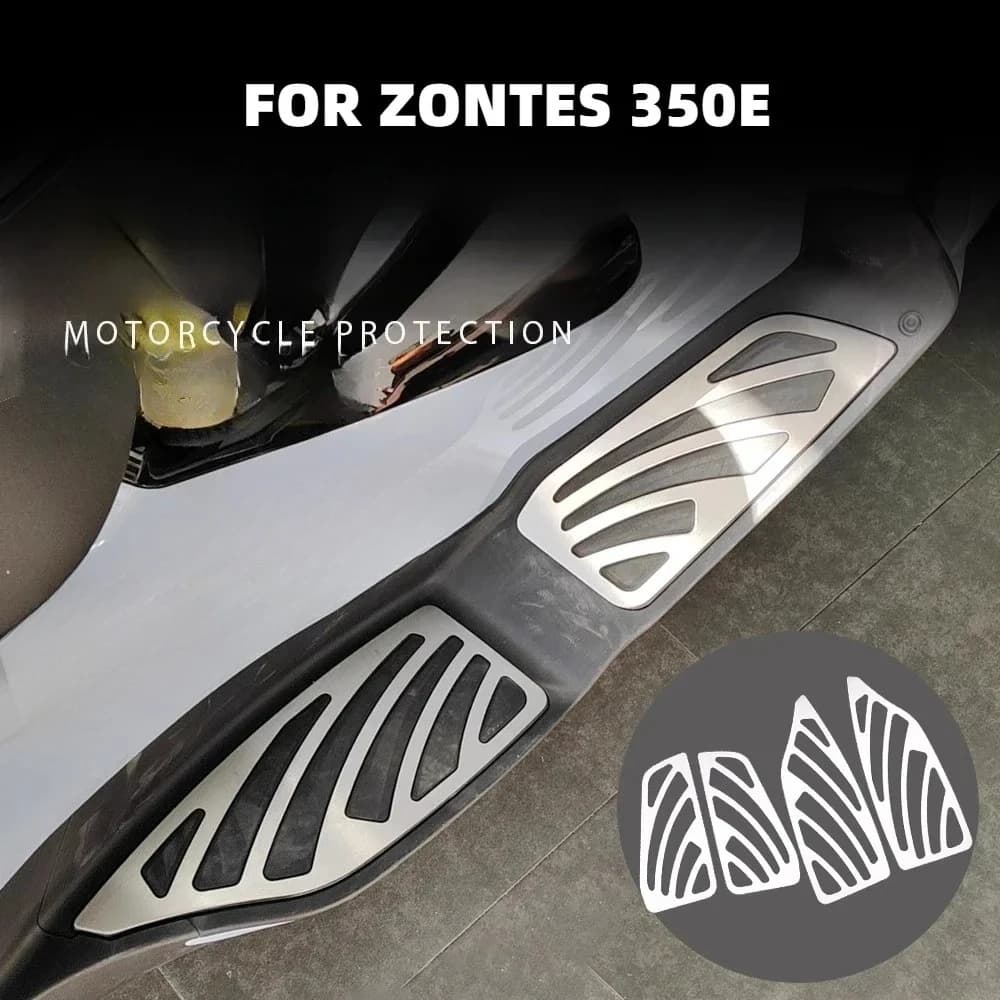 Nuovo Per Zontes E350 Accessori Moto Pedale Resto Pedale Poggiapiedi Anteriore Posteriore Pedale Per ZONTES 350E E350 350 E ZT350E