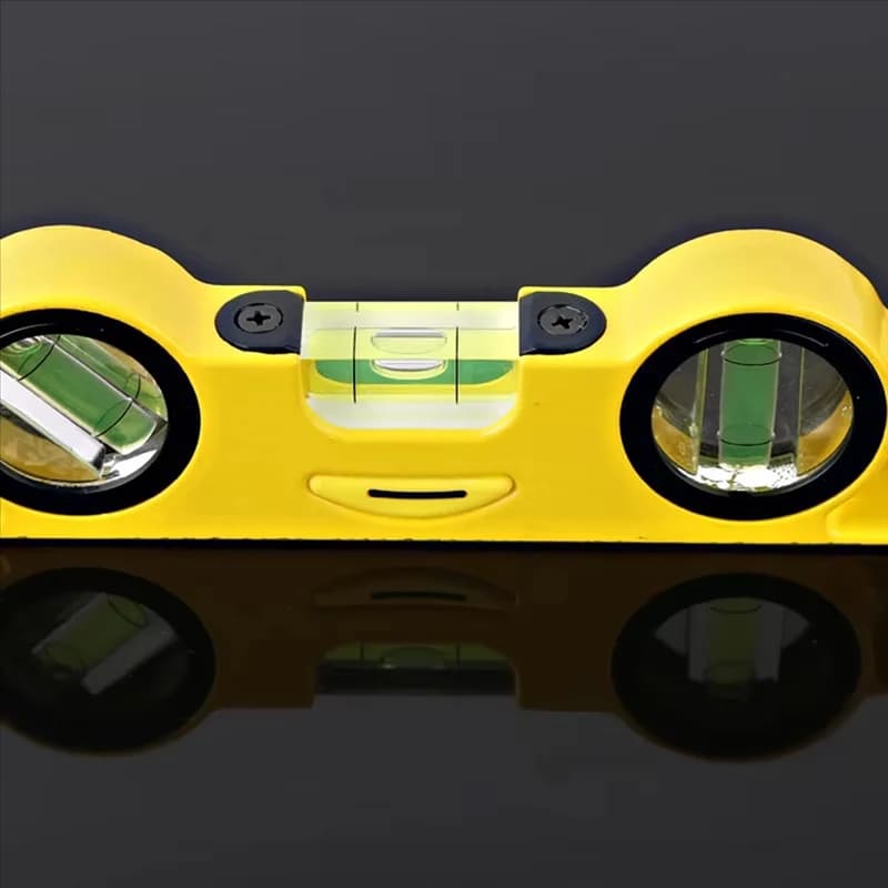 A36T-Portable Livella a bolla magnetica 3 Bolla Strumenti di costruzione in lega di alluminio ad alta precisione Misuratore di livella a bolla