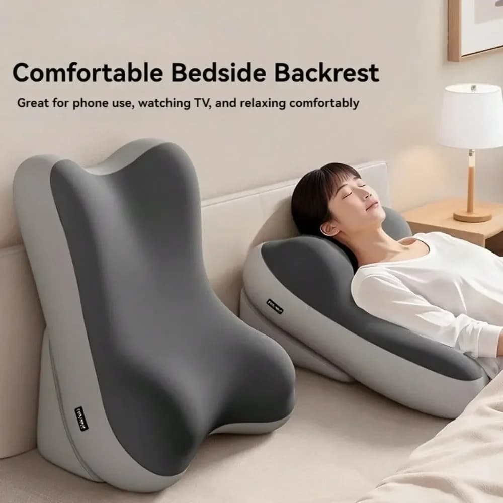 Cuscino per schienale staccabile ergonomico in memory foam con cuneo di sollevamento per le gambe e supporto inclinato, adatto per B