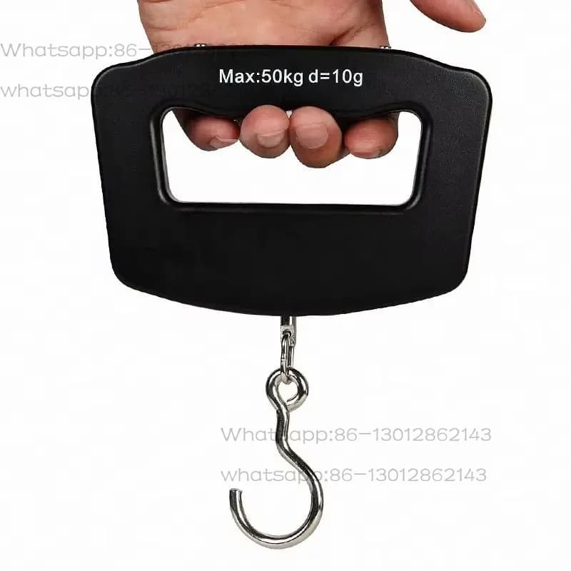 Suitable for 50kg/10g Travel Luggage Scale Portable Handheld Electronic Scale with Hook Gram Scale Express Delivery Fishing Han
