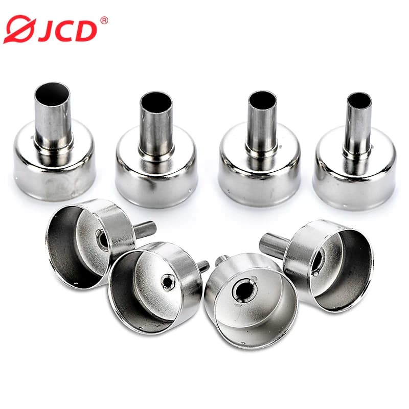 8 pz/set ugello di Saldatura per pistola ad aria calda in acciaio inox ugelli di diverse dimensioni per 8858 8898 858D8908 ugello per uso Multifunzione