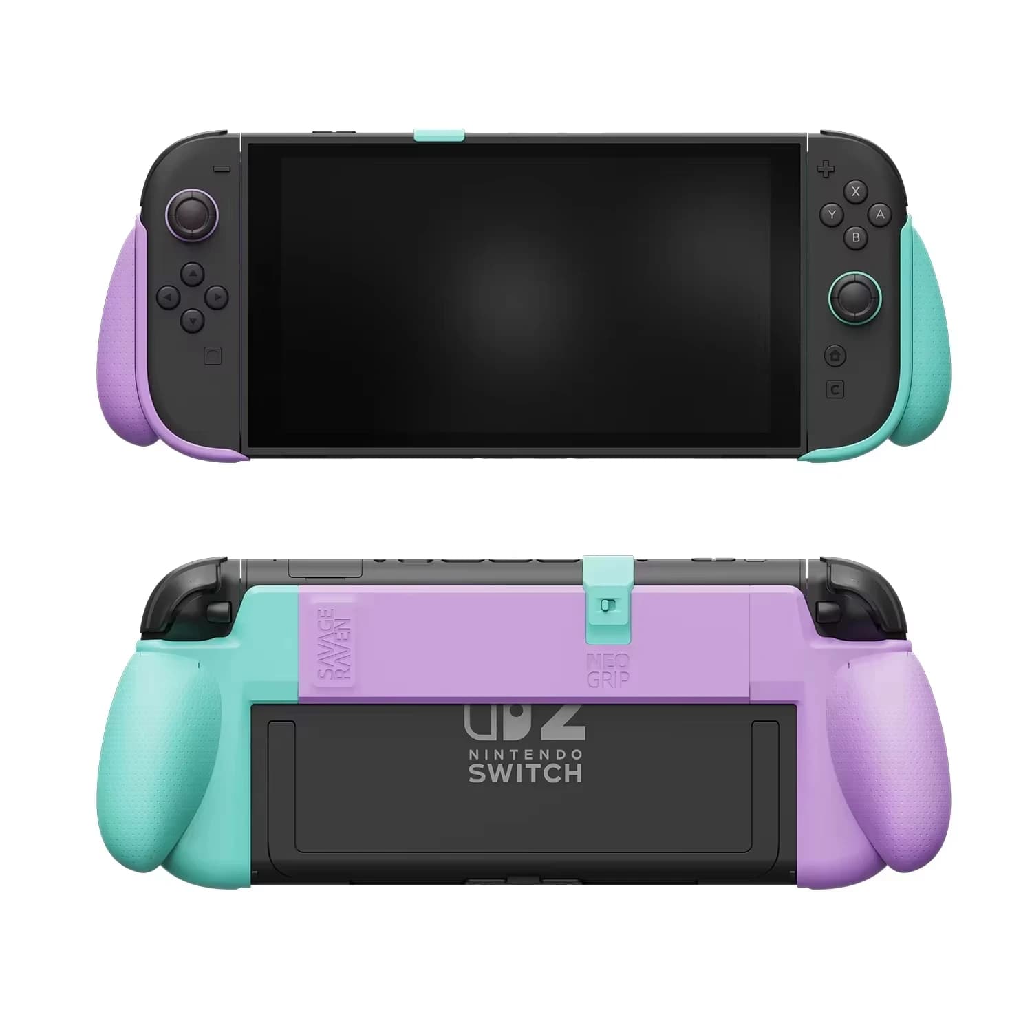 Savage Raven by Skull & Co. FissionGrip NeoGrip GripCase Replaceable Ergonomic Grip Protective Case for Nintendo Switch 2