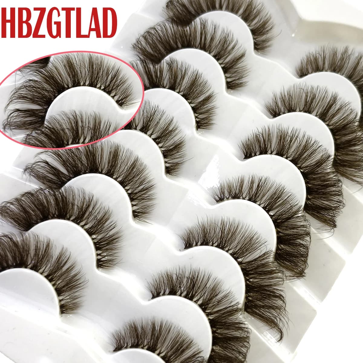 New Brown Eyelashes Fake Faux Eyelashes with Transparent Strap Fake Eyelashes Natural-looking Fake Eyelashes for cats Eyelash strips