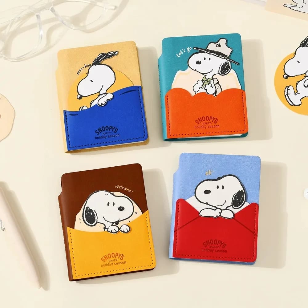 Cute Snoopy Portable Notebook Creative Journal Diary Notepad Notes Planner Student School Office Stationery Supplies