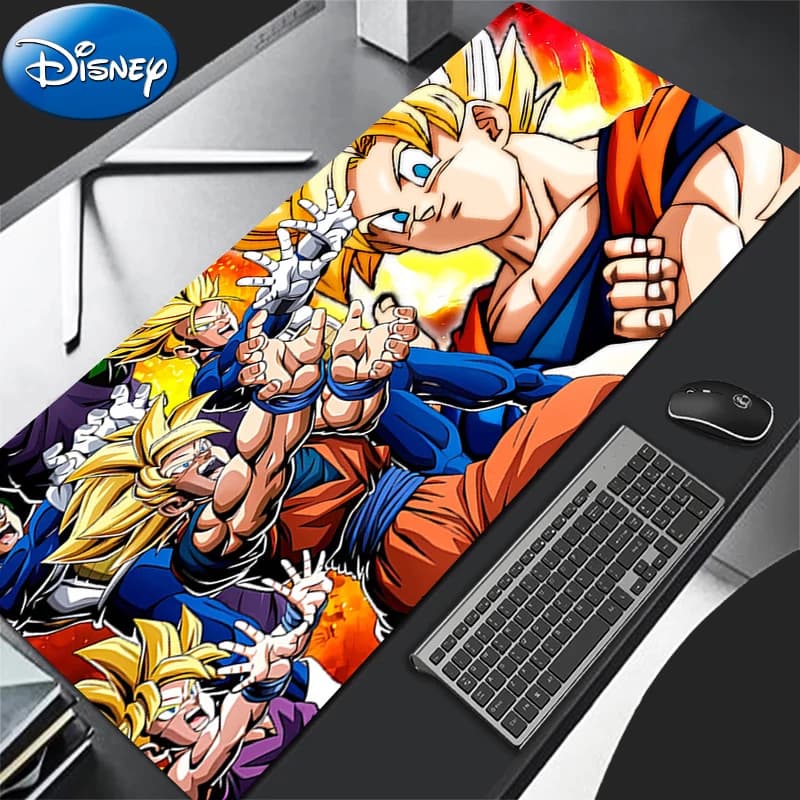 Tappetino per mouse 90x40 cm, grande, Dragon Ball DBZ, tappetini da scrivania per ufficio, tappetini per mouse da gioco, accessori specifici, tappetino per tastiera per laptop