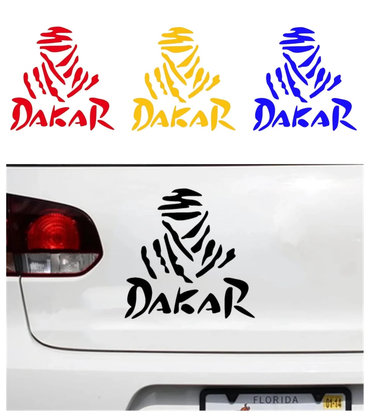 Car Motorcycle Sticker DAKAR Rally Game Auto Body Bumper Windows Motorcycle Laptop Walls Vinyl Decals Car Tuning Accessorie
