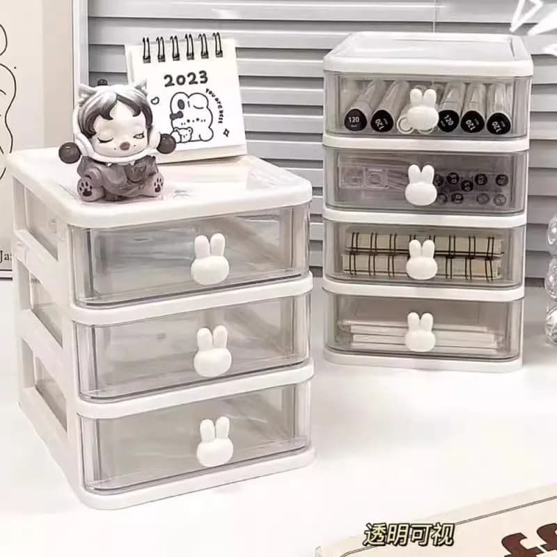 Table Organizer for Home, Card Holder for Student Desk, Laptop, Cartoon Container for Kids Hair Accessories, Office Organizer