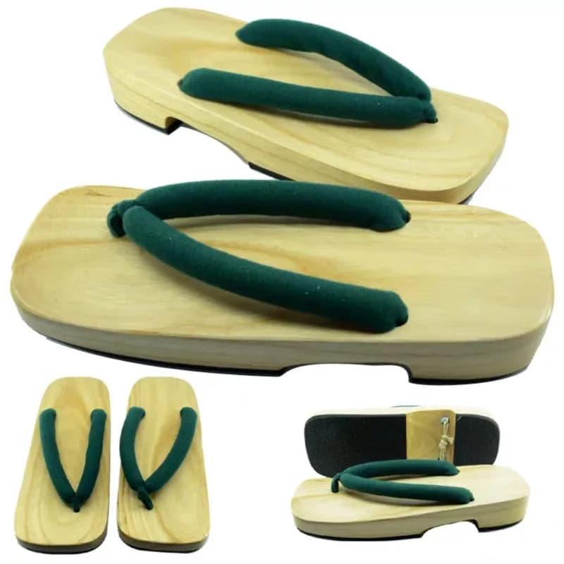 Japanese Anime Cosplay Accessory COS Clogs Kimono Flip-flops Geta Wooden Slippers Shoes
