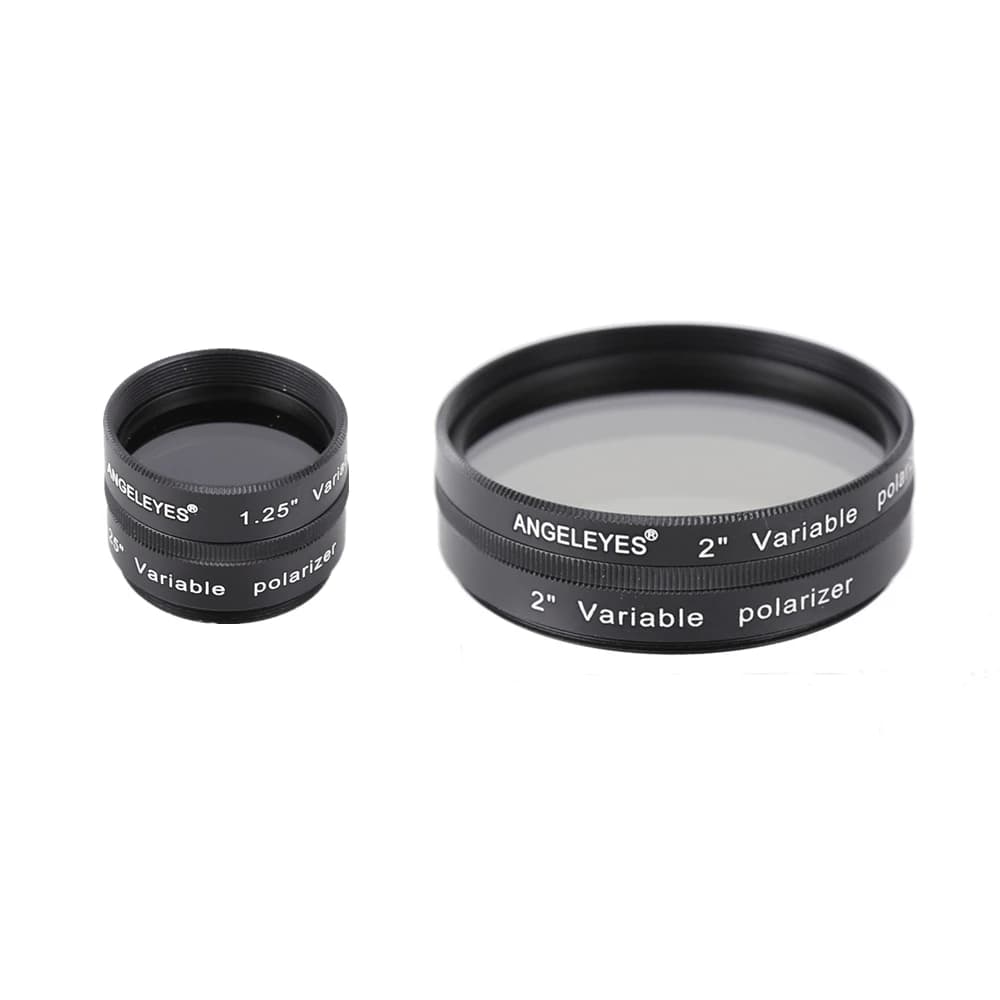 Lente con filtro polarizzante variabile da 1,25''/2'' per oculare del telescopio astronomico