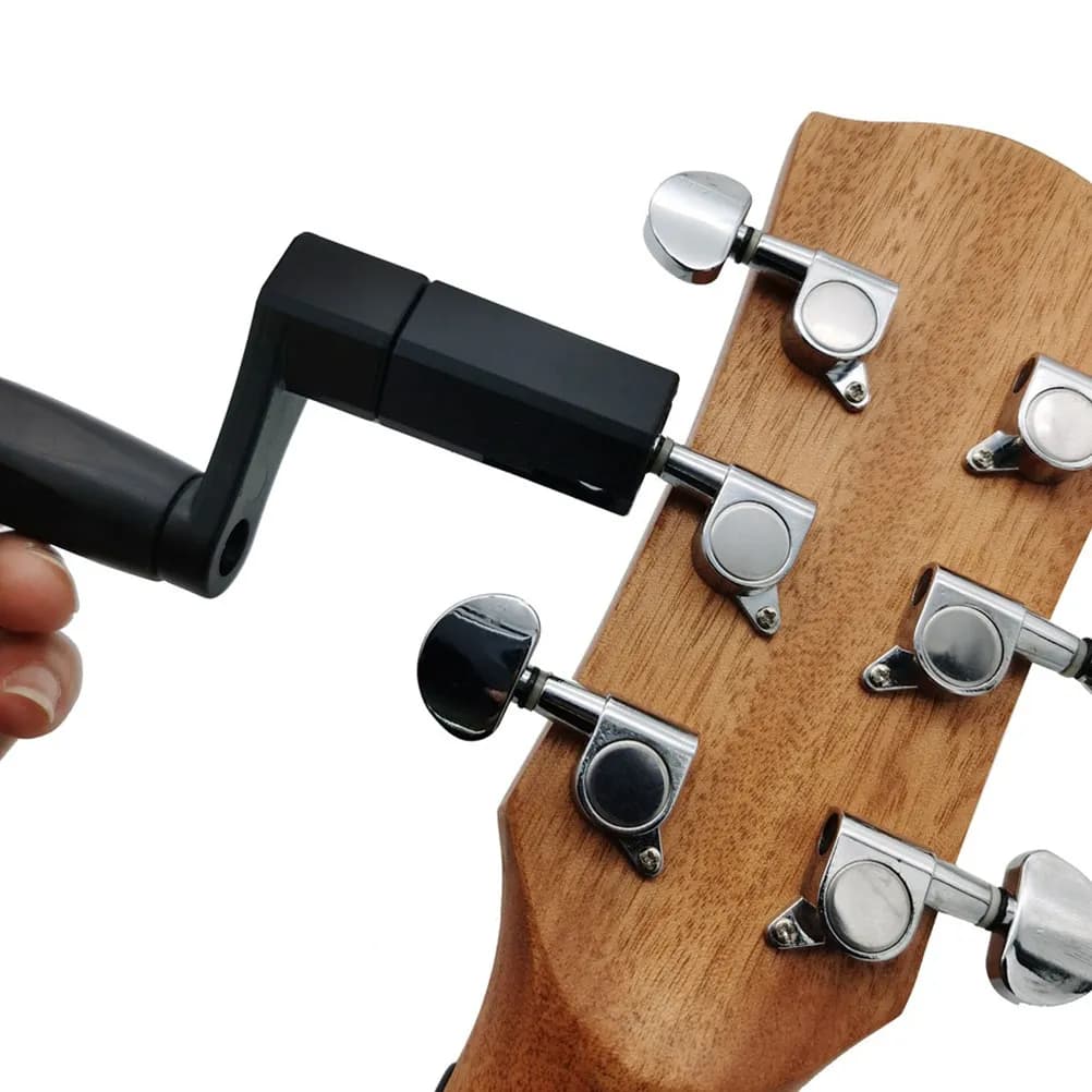 Avvolgicorde per Chitarra Universale con Impugnatura Ergonomica, Strumento per Cambio Rapido delle Corde per Chitarra, Basso, Ukulele, Banjo, Accessori per Manutenzione