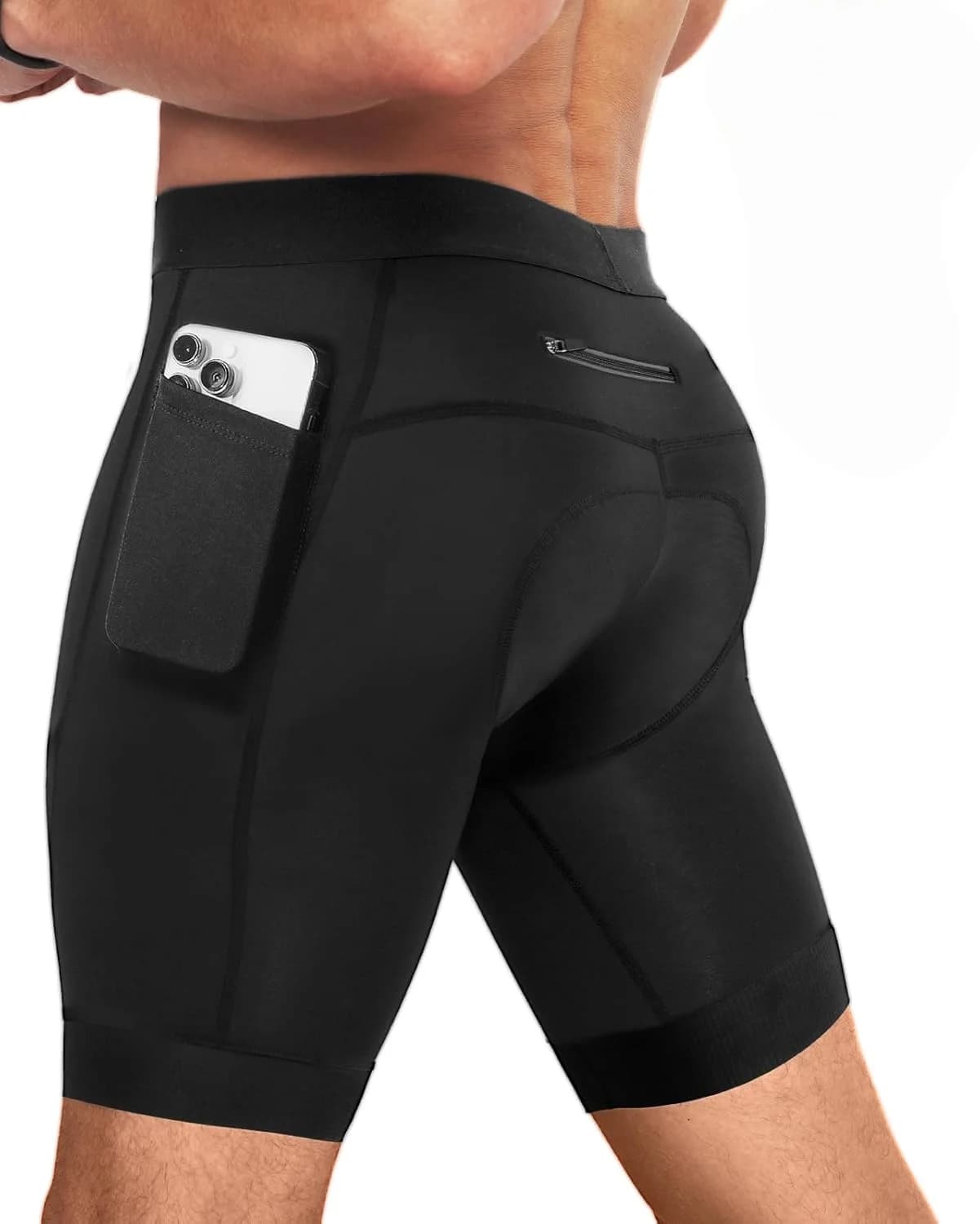 Three-pocket cycling shorts Triathlon bike tights Bicycle shorts Breathable mountain bike shorts