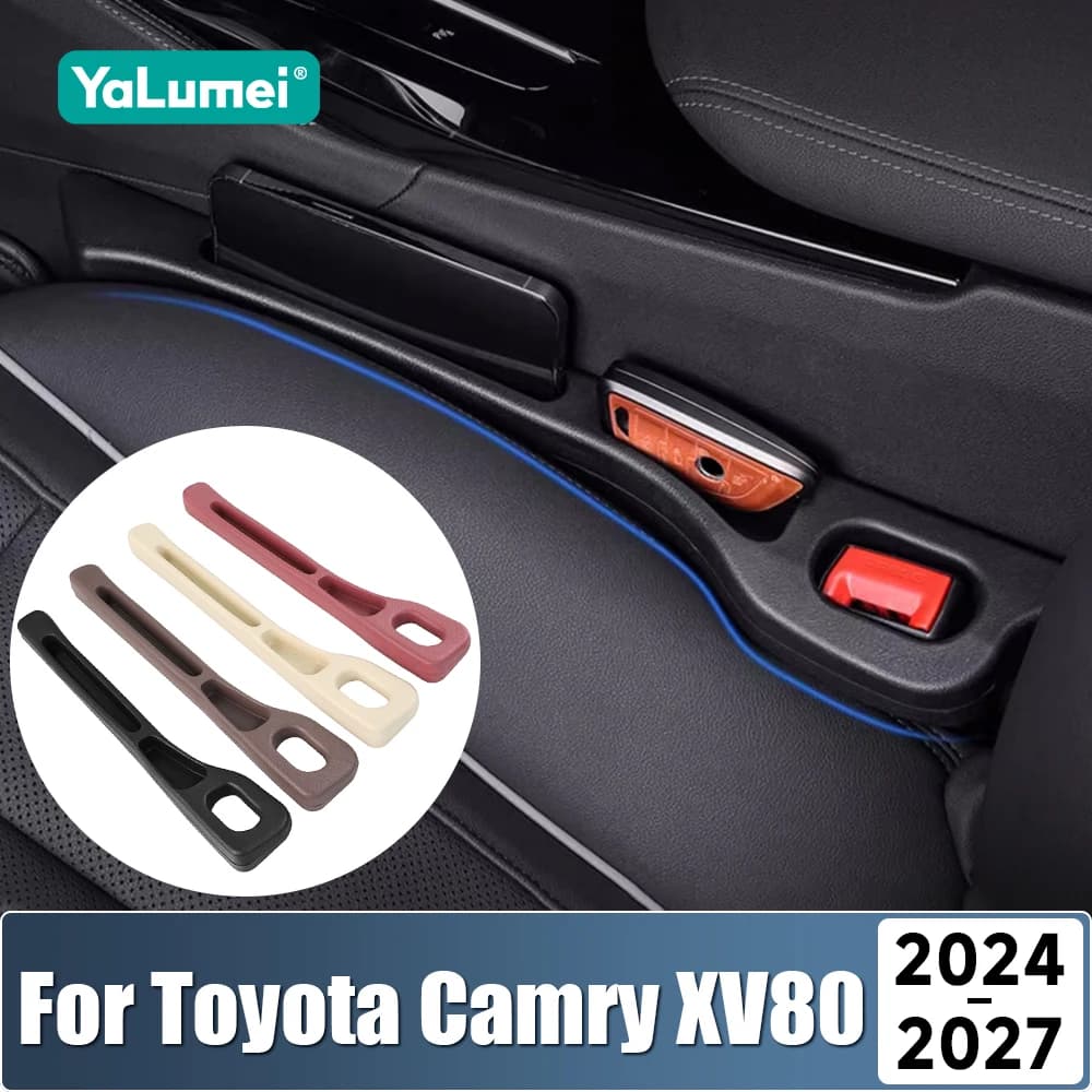 Per Toyota Camry XV80 2024 2025 2026 2027 Hybrid HEV PHEV 2PCS Seggiolino auto universale Strisce a prova di perdite Gap Cucitura laterale di stoccaggio